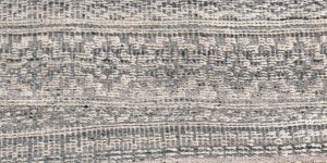 Textured Grey Pattern Handmade Woollen Carpet