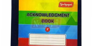 192 Pages Neelgagan Acknowledgement Book