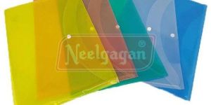 Neelgagan Plastic Button File Folder