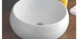 Round Ceramic Tabletop Wash Basin