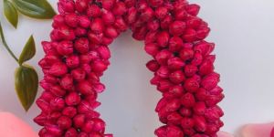 12 Inch Pink Artificial Gajra