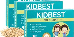 healthbest kids anti-bacterial milk soap