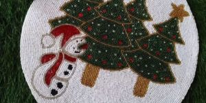 Christmas Tree Embroidered Placemat