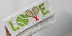 Love Embroidered Hand Purse