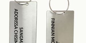 Luggage Tag for Pack of 2 Men & Women Custom Name