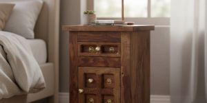 Sheesham Wood Bed Side Table
