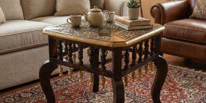 wooden coffee tea table