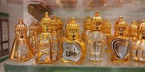 Fancy Attar Glass Bottle