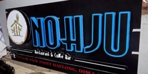 3D Letter Glow Sign Board