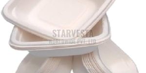 Square Sugarcane Bagasse Disposable Bowl