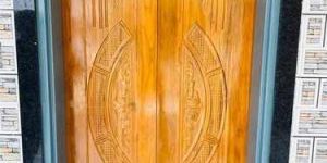 84 Inch Teak Wood Door