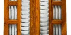 90 Inch Teak Wood Safety Door