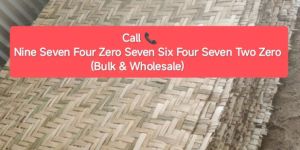 bamboo handicraft chatai