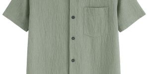 Mens Sage Green Casual Shirt