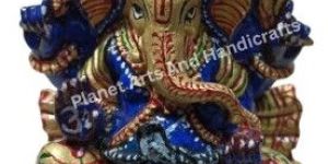 Wooden Handicraft Load Ganesha Ji Statue