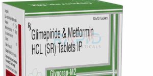 Glynorap M2 Glimepiride Metformin Hydrochloride Tablet