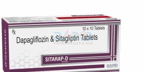 Sitarap D Dapagliflozin Sitagliptin Phosphate Monohydrate Tablet