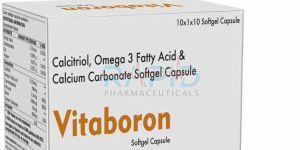 Vitaboron Calcitriol Omega-3 Fatty Acid Calcium Carbonate Capsule