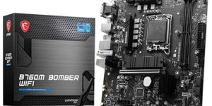 Msi B760M Bomber Wifi Motherboard Micro-ATX (Price: 11,500)