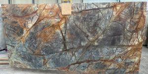 Grey Rainforest Brown Marble Slab