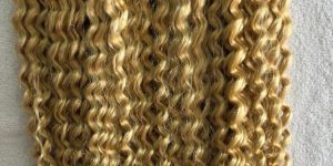 Blonde Weft Hair