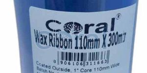 110mmx300m Coral Wax Ribbon