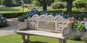Sandstone Stone Carved Benches