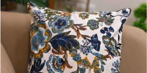 Jaipuri Hand Block Printed Cotton Cushion Cover