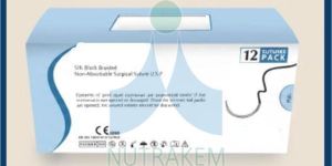 Black Braided Silk Suture