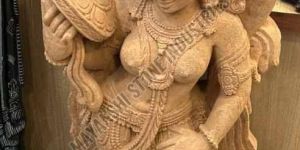 Sandstone Apsara Statue