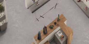 CR Endless Exximo Grey Carving Vitrified Tiles