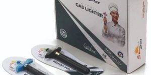 Sun Star Spark Stainless Steel Gas Lighter