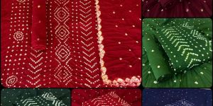 Bandhani Dupatta Suit Set