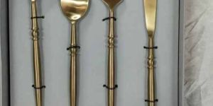 Brass Kitchen Cutlery Set