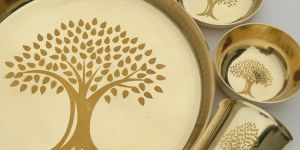 Brass Thali Set
