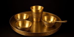 Kansa Bronze Thali Set