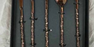 Kitchen Brass Cutlery Set