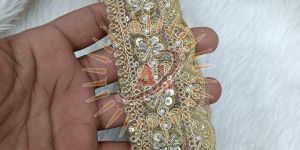 beads moti handwork lace