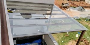 Transparent Rooftop Toughened Glass
