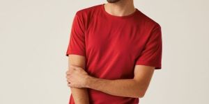 Mens Red Oversized T Shirt