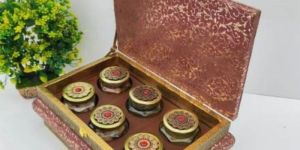 Handcrafted Wooden Dry Fruit Box Premium Traditional Design
