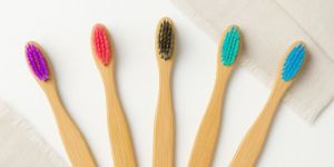 Kids Bamboo Tooth Brush Color