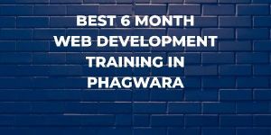Best 6 months Web Development Training in Phagwara
