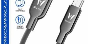 Wroxen CW11 1 M USB Type C Cable (Compatible with Mobile, Black)
