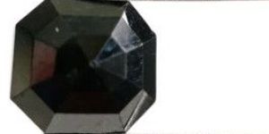 Natural Black Asscher Cut Diamonds