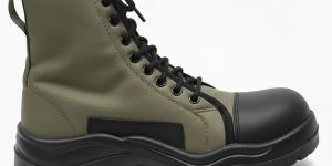 JG28SD Olive Green Canvas Jungle Boot