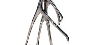 Aluminum Silver Dancing Couple Figurine