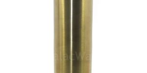 Cylindrical Golden Brass Table Vase