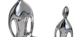 Premium Aluminium Silver Buddha Figurines