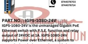 ORING IGPS-1080-24V Series Industrial 8-port unmanaged Gigabit PoE Ethernet switch